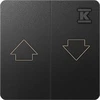„Kontakt-Simon Simon 82“ Vienas raktas, skirtas akliesiems jungikliui, grafitui (82028-38)