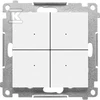 Kontakt-Simon Kontakt-Simon 55 TEK1W.01/111 CONTROL mygtuko valdiklis, belaidžiu būdu valdantis kitus Simon GO įrenginius, valdomas išmaniuoju telefonu, matinės baltos spalvos modulis