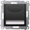 Kontakt-Simon Simon 54 LED šviestuvas 230V AC 1,1 W šilta balta 3100 K matinė juoda DOS.01/49