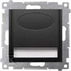 Kontakt-Simon Simon 54 LED šviestuvas 230V AC 1,1 W šilta balta 3100 K matinė juoda DOS.01/49