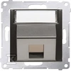 Kontakt-Simon apima elektroninį lizdą single SIMON54 su antracito aprašomojo lauko - DKP1S.01 / 48