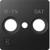 Kontakt-Simon 82 RD / TV / SAT antenos lizdo dangtelis (82097- 38)