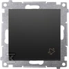 Kontakt-Simon Simon 54 Bell mygtukas "(modulis) 10AX 250V greitai jungia juodą kilimėlį DD1.01 / 49