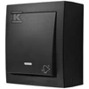 Kontakt-Simon Simon Aquaclick Bell mygtukas su apšvietimu, 10 AX, 250 V juodas ACD1L/49