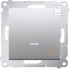 Kontakt-Simon Bell mygtukas apšviestas sidabro kilimėlis - DD1L.01 / 43
