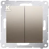 Kontakt-Simon Dvigubas aukso matinis mygtukas - DP2.01 / 44