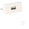 Kontakt Simon K45 / 2 A tipo USB lizdas - K128B / 9