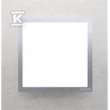 Kontakt-Simon SIMON54 viengubas rėmelis - NATURA metal inox classic - DRN1 / 77