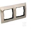 Kontakt-Simon SIMON54 metalo inox dvigubas rėmelis - DR2 / 61