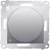 Rotacinis reguliatorius Kontakt-Simon 54 DS9L2.01/43 dvipolis LED 5-215W matinis sidabras