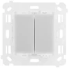 Kontakt-Simon Simon 54 Touch Connector / dvigubas universalus mygtukas, 230V 2x6A ST2M