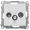 Kontakt Simon TASK.01/114 Simon 55 R-TV-SAT antenos lizdo gnybtas/terminalas (modulis). 1x Įėjimas: 5 MHz 2,4 GHz Šviesiai pilka matinė TASK.01/114