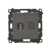 Kontakt Simon TGHDMI.01/149 Simon 55 HDMI lizdas (modulis) matinės juodos spalvos TGHDMI.01/149