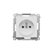Kontakt Simon TGZ1CZ.01/114 Simon 55 Viengubas lizdas su įžeminimu ir sklendėmis (modulis) 16 A 250 V, greitos jungtys Šviesiai pilka matinė TGZ1CZ.01/114