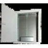 Korpusas/vietinė spintelė, multimedija 500x350x90, įleidžiama, perforuotos durys, 1 x lizdas. elektra, 14x lizdai Keystone ALANTEC