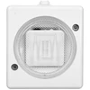 Kos Elektro System 100401 TROL Vieno paviršiaus montuojamas hermetiškas jungiklis IP44 balta 100401