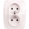 Kos Elektro System 110436 KOS1 Lizdas double su/u balta 110436