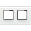 Kos Elektro System 4502182 DANTE Dvigubas rėmas baltas stiklas 4502182