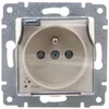 Kos Elektro System KOS Vieno Vena lizdas hermetiškas žemės plyšys 16A 250V IP44 kreminės (510339)