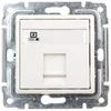 Kos Elektro System KOS Vena vienas RJ45 kompiuterio lizdas, neekranuotas, etiketė balta (510465)