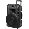 Kruger & Matz Aktyvioji garsiakalbio kolonėlė (su 2 belaidžiais UHF mikrofonais, SD, Bluetooth, FM, USB) 40 vatų