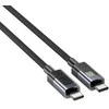 Unitek Przewód USB-C PD 60W 480Mbps su wyświetlaczem 1m su oplotem juoda