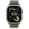 „Apple“ 49 mm „Žalias/Neon Trail Loop“ – M/L dydžio – natūralaus titano apdaila