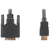 LANBERG CA-HDDV-10CC-0005-BK kabelis HDMI -> DVI-D 18+1 M/M viena jungtis. juodas 0,5m