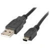 LANBERG CA-USBK-11CC-0018-BK kabelis USB 2.0 mini AM-BM5P su feritu 1,8 m