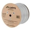 LANBERG UFTP kabelis CAT 6A 305M CU LSZH laidas pilkas CPR+FLUKE PASSED