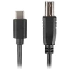 LANBERG laidas USB-C (kištukas) -> USB-B (kištukas) 2.0, 3 m, su feritu