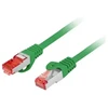 Lanberg prievadinis laidas Cat.6, S/FTP, LSZH, CU, žalias, 15 m (PCF6-10CU-1500-G)