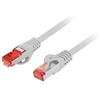 Lanberg tinklo kabelis Cat.6, S/FTP, LSZH, CU, pilka, 15 m (PCF6-10CU-1500-S)