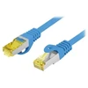 PATCHCORD KAT.6A S/FTP LSZH CU 0.5M Mėlynas FLUKE PASSED LANBERG
