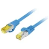 Lanberg Patchcord Cat.6A, S/FTP, LSZH, CU, mėlyna, 15m (PCF6A-10CU-1500-B)