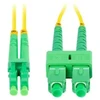 FIBER OPTIC PATCHCORD SM SC/APC-LC/APC DUPLEX 3.0MM LSZH G657A1 1M Geltonas LANBERG