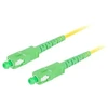 LANBERG Šviesolaidinis pataisas SM SC/APC-SC/APC Simplex 3.0mm LSZH G657A1 0.5m Geltonas