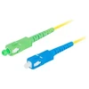 LANBERG šviesolaidinis laidas SM SC/APC-SC/UPC simplex 3m LSZH g657a1 3.0mm geltonas