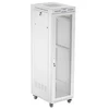 LANBERG stovas Rack 19/42U 600x800 pilkos spalvos perforuotomis durelėmis LCD flat pack