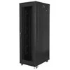 LANBERG grindų spintelė 19" 42U 800x1000 juodos perforuotos durys
