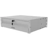 Lanberg 19" Rack spintelė su stalčiais 3U 360 mm pilka (3U/483 × 360 mm, keliamoji galia iki 90 kg, 4 taškų tvirtinimas)