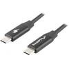 LANBERG USB-C M/M 2.0 laidas 1 m Quick Charge 4.0 juodas