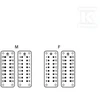 Lapp Kabelis LAPP jungties įdėklas 16P+PE vyriškas 16A 250V EPIC H-A 16 SS 17-32 DR PH1 (10540000)
