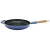 Le Creuset 20258282200422 Signature gusseiserne Bratpfanne mit Holzgriff,