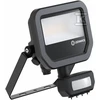 Ledvance 6-8W LED prožektorius FL 10 GEN4, juodas, 4000K, IP65, su judesio davikliu