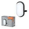 Ledvance 9W LED lauko plafonas BULKHEAD, juodas, 3000/4000/6500K, IP65
