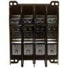 Legrand 4- polių pasiskirstymo blokas 250A 150mm2 / 1x70mm2 arba 1x50mm2, arba 1x35mm2, arba 2x35mm2