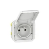 Legrand 069624L NAUJAS PLEXO 55 Lizdas 2P+Z varžtų gnybtų mechanizmas 16A - 250V AC baltas 069624L