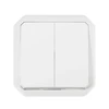 Legrand 069625L NAUJAS PLEXO 55 Dvigubas jungiklis/dviejų mygtukų mechanizmas 10 AX - 250V AC balta 069625L