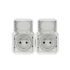 Legrand 069642L NAUJAS PLEXO 55 Lizdas 2x2P+Z horizontalus mechanizmas 16A - 250V AC baltas 069642L